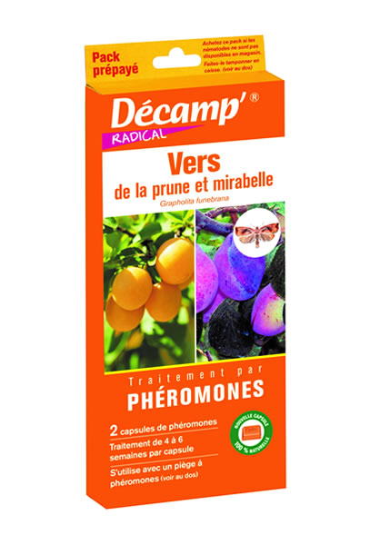 Phéromone ver de la prune et de la mirabelle Grapholita funebrana DECAMP